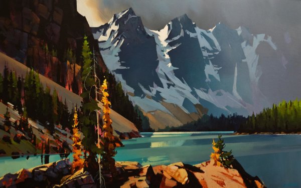 Michael o Toole акриловая живопись