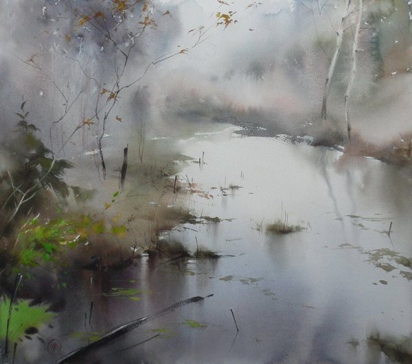 Илья Ибряев акварель