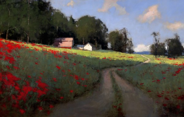 Маковые поля в Крыму