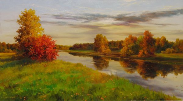 Деревня осенью Беларусь