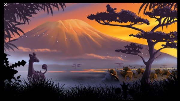 Король Лев мультфильм Саванна