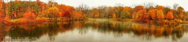 Осень панорама в высоком разрешении