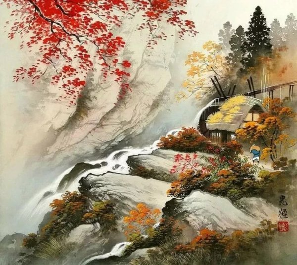 Японский художник Коукей Кодзима Япония живопись