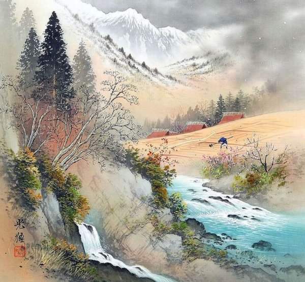 Японский художник Koukei Kojima