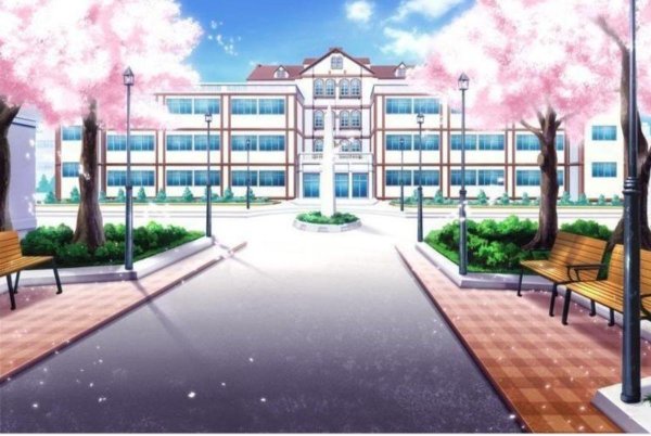 Школа со двором в Японии