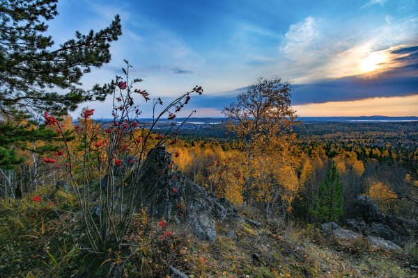 Уральский осенний пейзаж Златоуст
