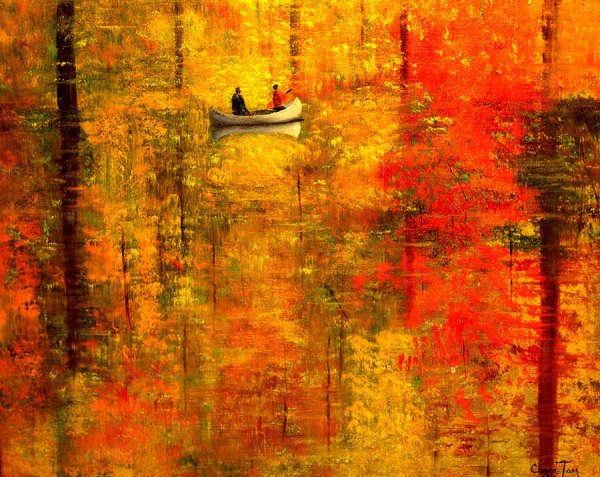 Живопись Импрессионизм осень пейзаж