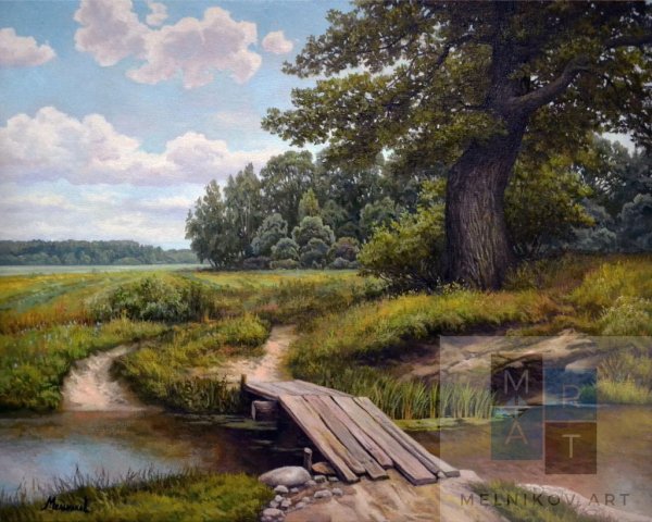 Художник-пейзажист Конкин