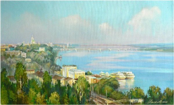 Пейзаж маслом художник любовь Малышева