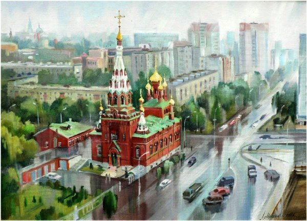 Пермь в живописи Любови Малышевой