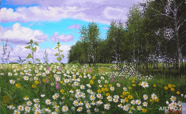 Дмитрий Репин художник ромашки