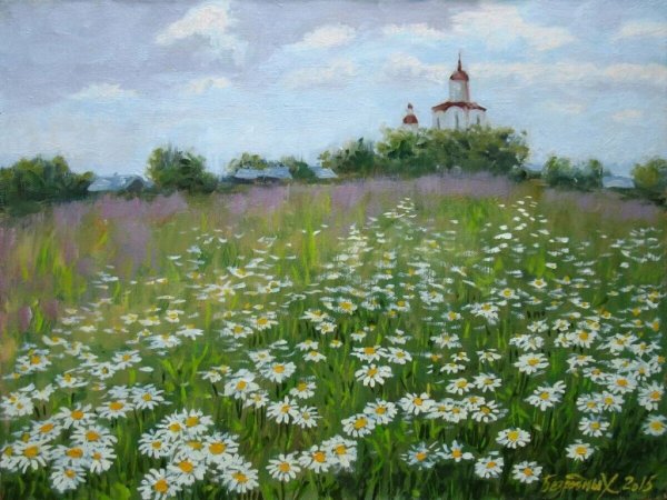 Волков Ефим Ефимович поле ромашек