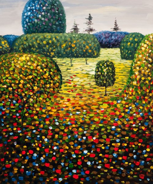 Густав климт Poppy field