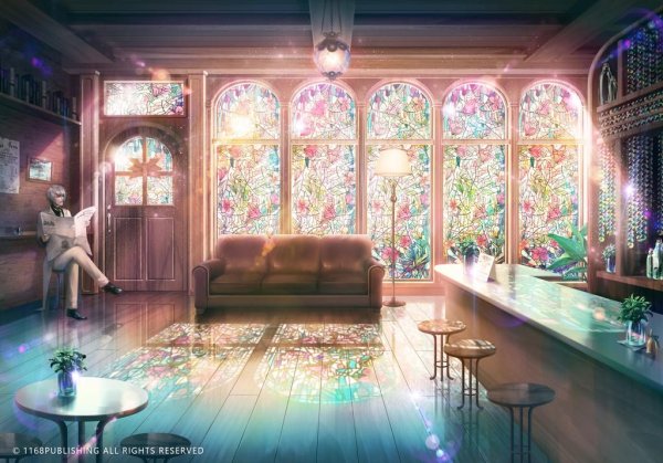 Аниме комната богатая