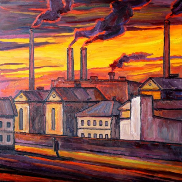 Завод картина