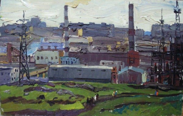 Пейзаж Самохвалов Индустриальный