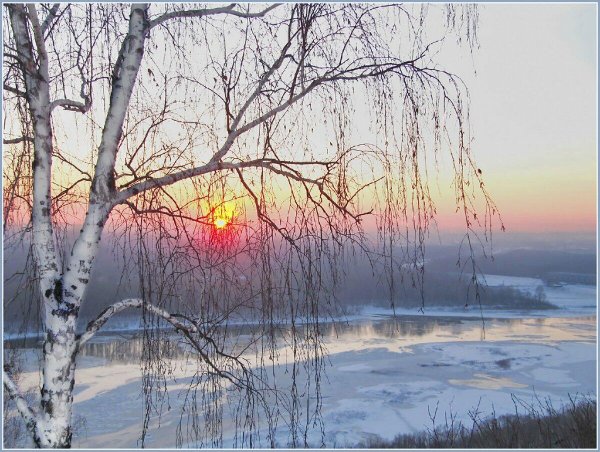 Станислав Брусилов пейзажи зима