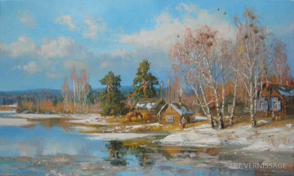 Станислав Брусилов весенние пейзажи