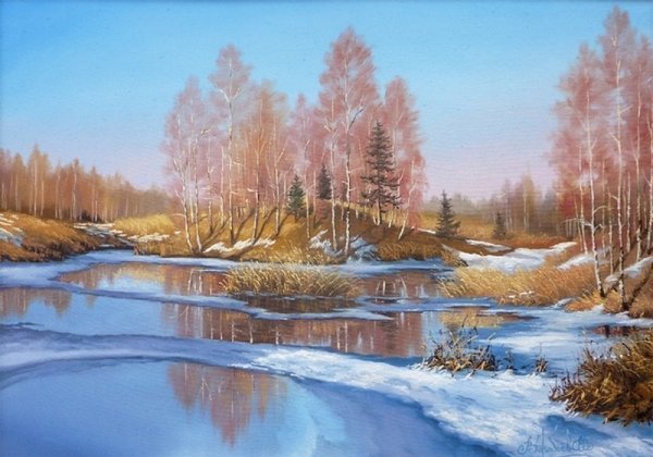 Художник Курицын рябина