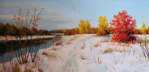 Весенние пейзажи романа Романова