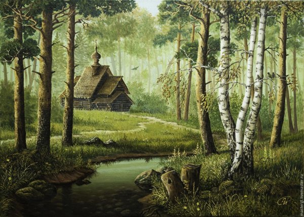 Монастырь скит глушь