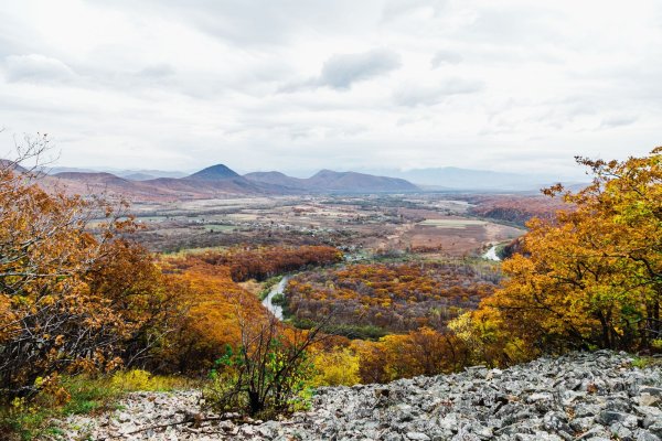 Ущелье Дарданеллы Приморский край осенью