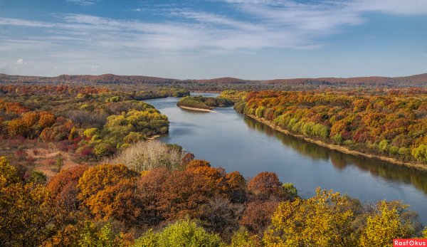 Осень река Уссури