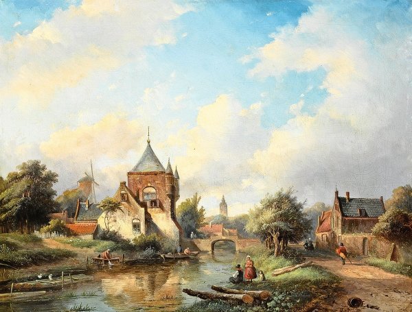 Нидерландский художник Баренд Корнелис Куккук 1803 1862