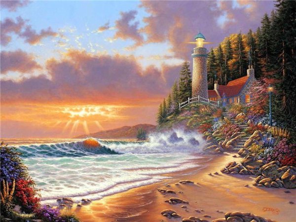 Картины Маяк Сергея Стоева