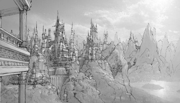 Фэнтези город