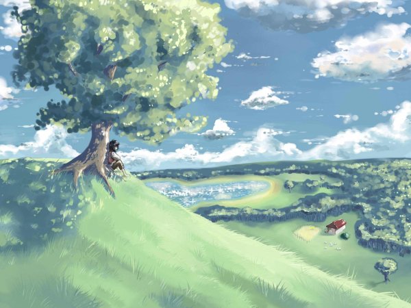 Пейзаж иллюстрация