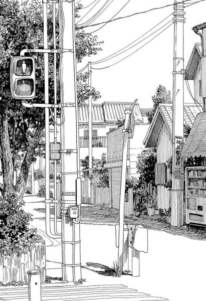 Манга пейзажи