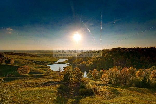 Чувашия панорама пейзаж