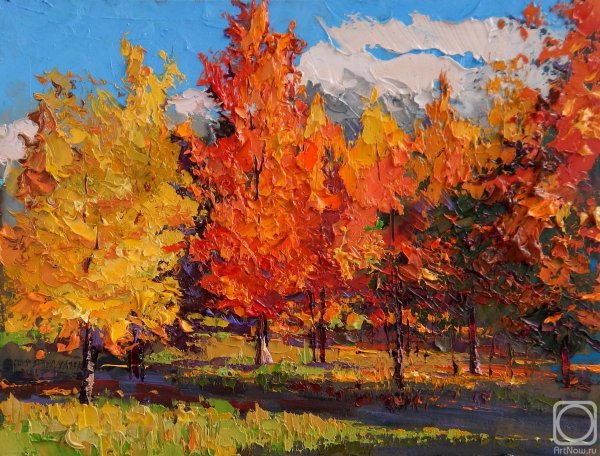 Головин осень картина