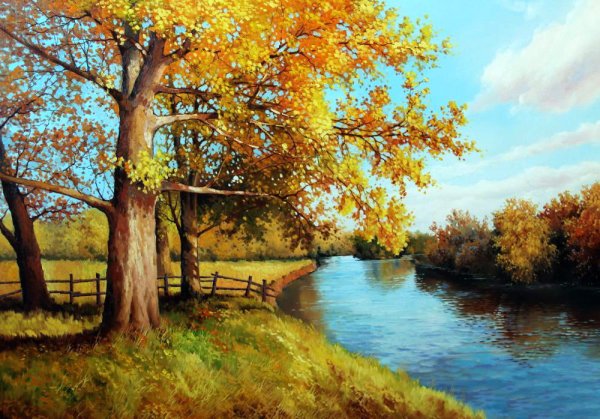 Пейзаж Павловск Александр Головин