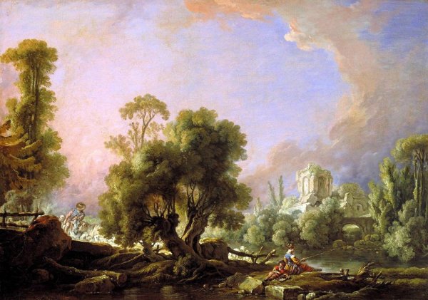 _ Франсуа Буше (1703-1770) пейзажи