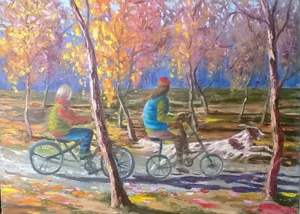 Станковая композиция осень