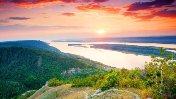 Самарская лука гора Стрельная