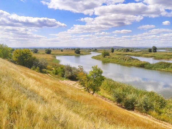 Река Волга просторы Ульяновск