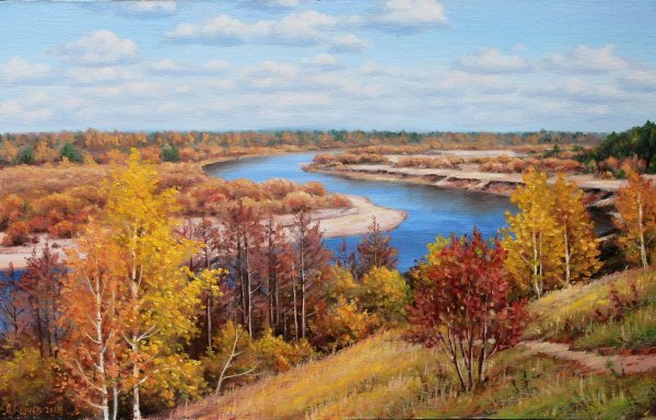 Художник Сычев Алексей Владимирович осень