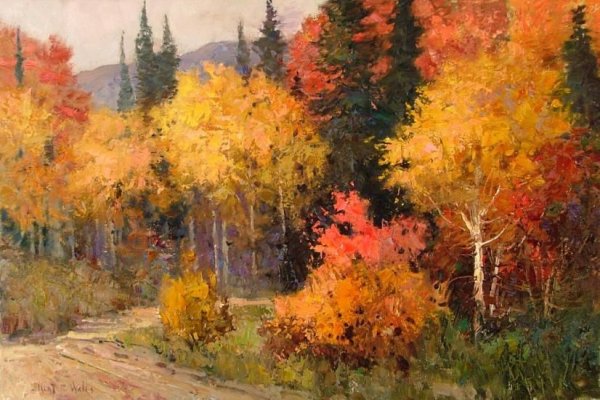 Художник Kent r. Wallis осень
