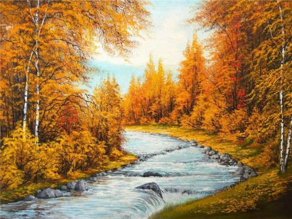 Пейзажи маслом Кораблева Елена Николаевна