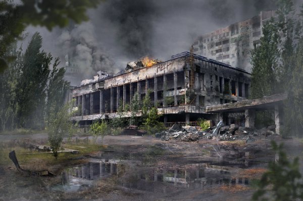 Чернобыль заброшенный город