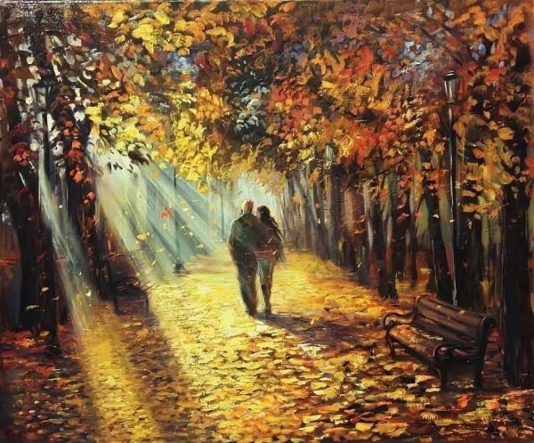 Леонид Афремов пара в парке