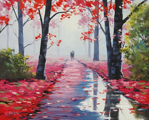 Грем Геркен осенний пецзаж