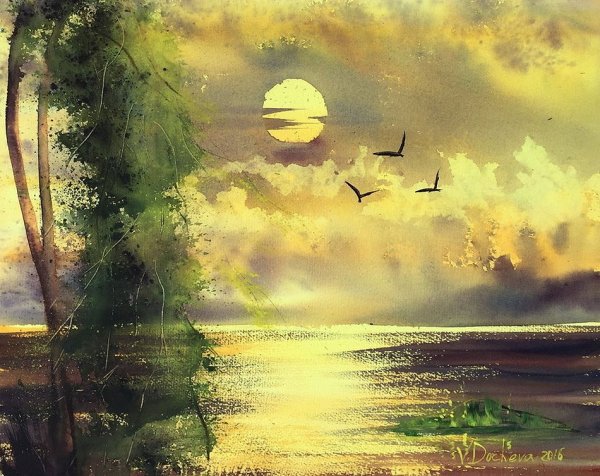 Художница Венета Дочева