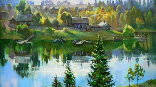 Олег Пятин Деревенские пейзажи