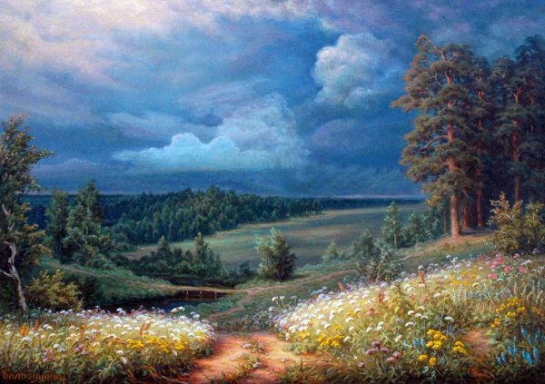 Шишкин перед грозой