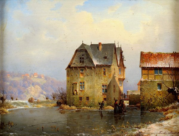 August Eduard Schliecker 1833-1911 август Эдуард шликер