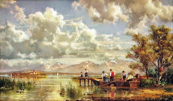 Немецкий художник Hubert Kaplan